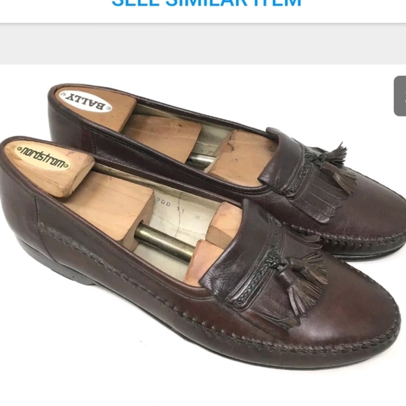 Johnston Murphy Men's Shoes Brown Leather 11 - Picture 6 of 8